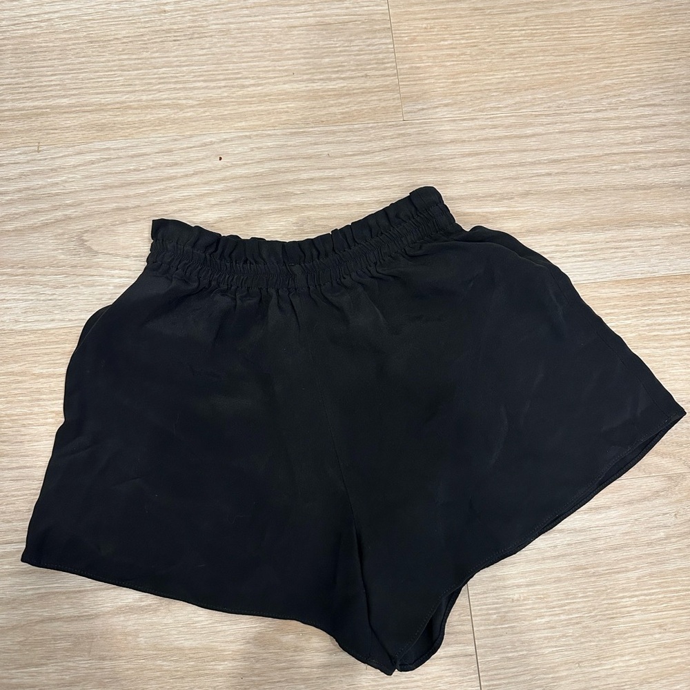 Black Women's Silk Shorts